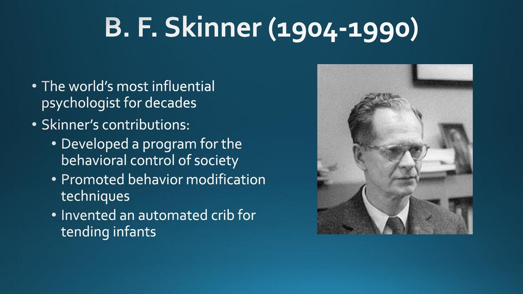 findings of skinner's research