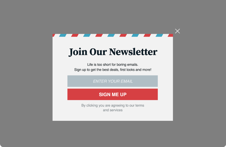 A Newsletter Subscription